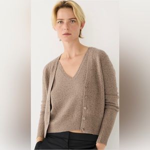J. Crew Supersoft Sparkly Crystal Embellished Sweater Set XXL
